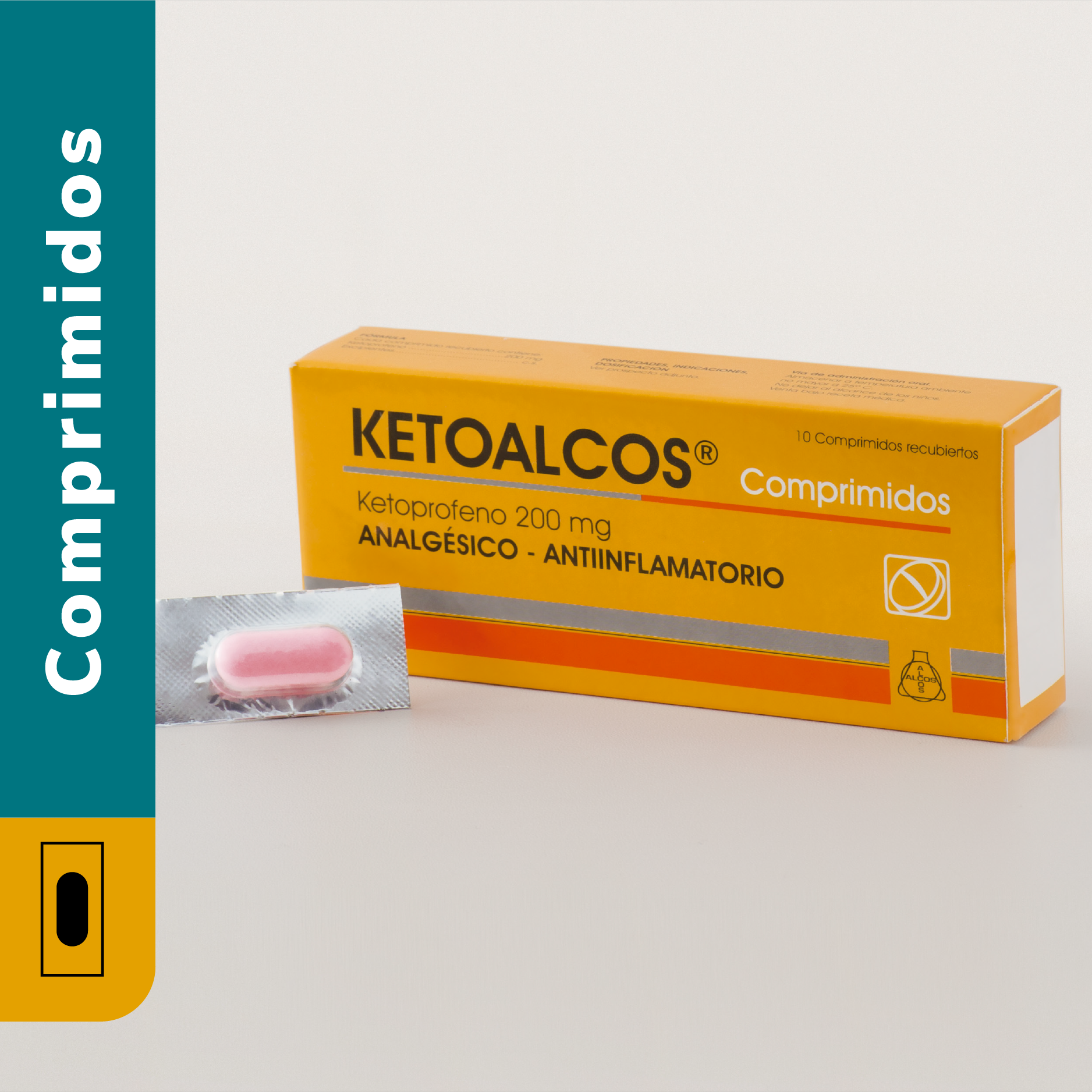 KETOALCOS 200 MG CJA X 10 COMPRIMIDOS